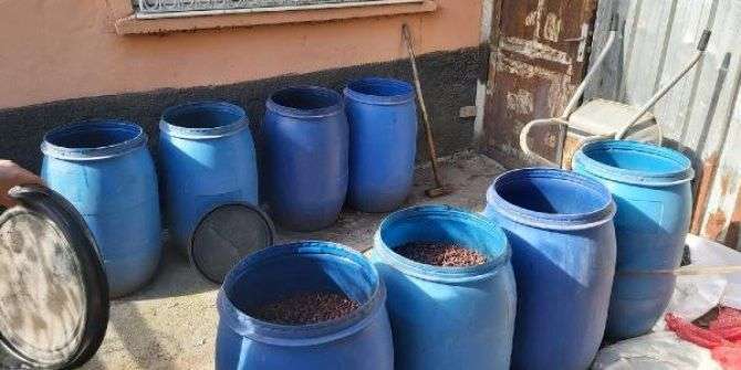 Adana'da 100 litre sahte içki ele geçirildi