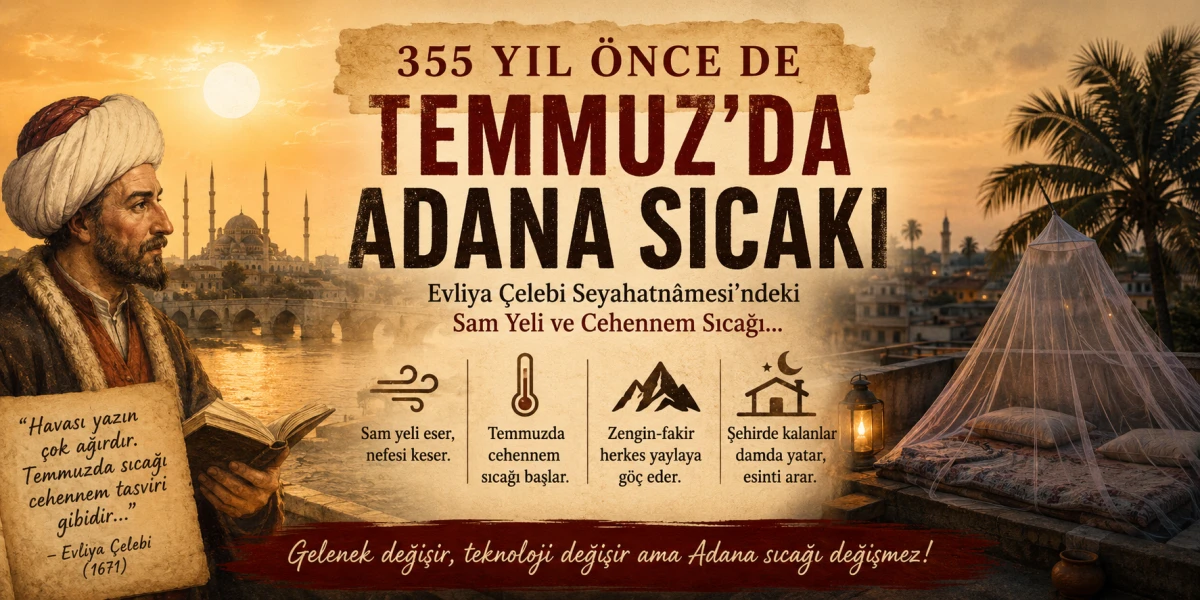355 Yıl &Ouml;nce de Temmuz'da Adana Aynı Adana'ydı