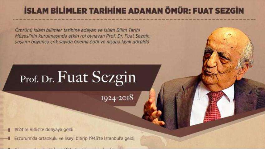 Prof. Dr. Fuat Sezgin dünyaya anlatılıyor