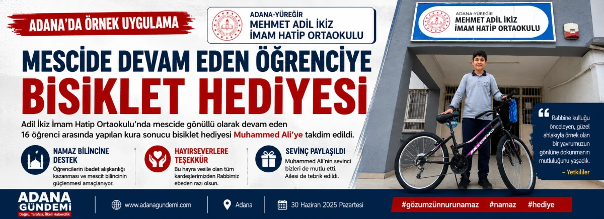 Adil İkiz İmam Hatip Ortaokulu'nda &Ouml;rnek Uygulama