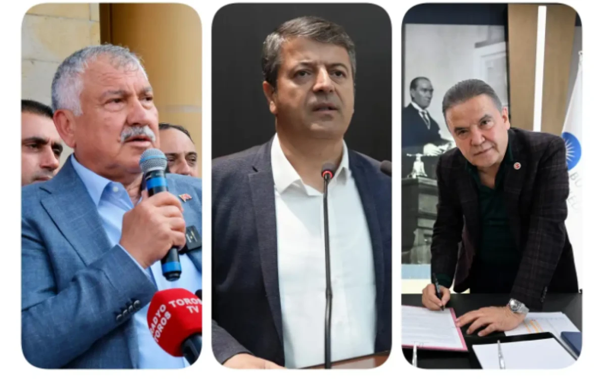 CHP'li Adana, Antalya ve Adıyaman belediye başkanlarına 