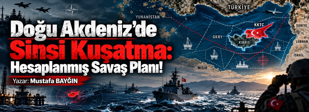 Doğu Akdeniz'de Sinsi Kuşatma: Hesaplanmış Savaş Planı! 