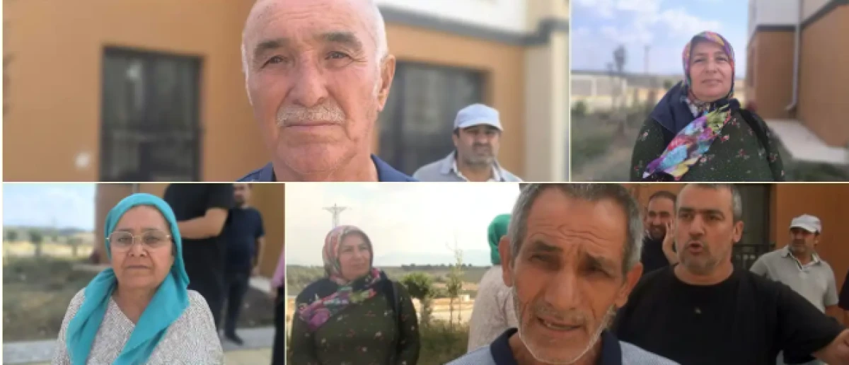 Göztepe TOKİ sakinleri mağduriyetlerini yetkililere duyurmaya çalışıyor