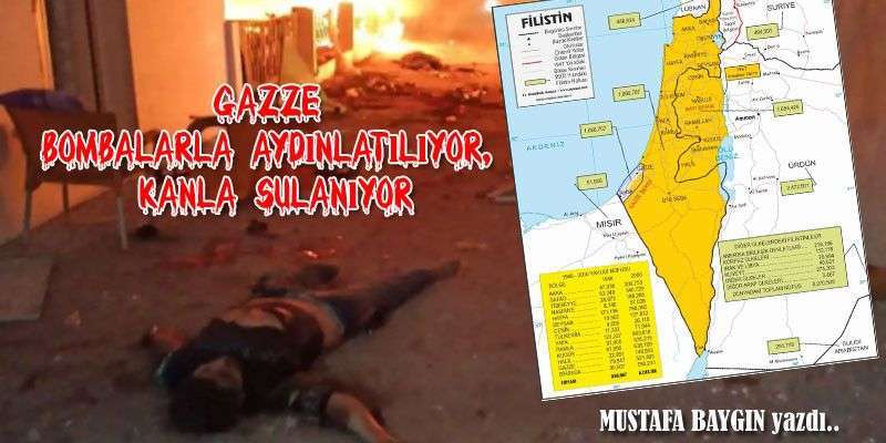 MUSTAFA BAYGIN: Gazze Bombalarla Aydınlatılıyor, Kanla Sulanıyor