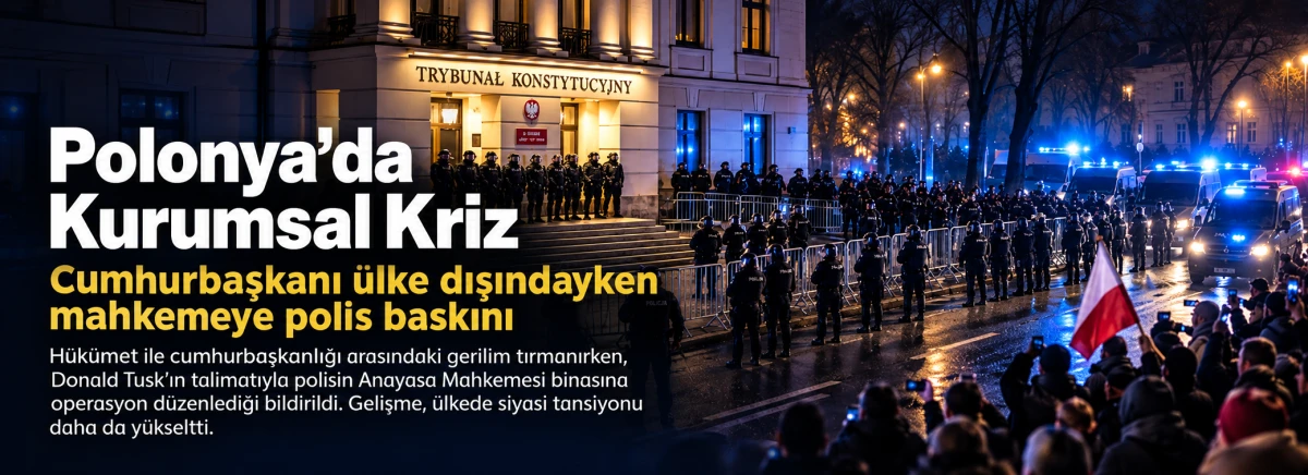 Polonya'da siyasi kriz: Polis, Başbakan Tusk'un emriyle Anayasa Mahkemesi'ni bastı